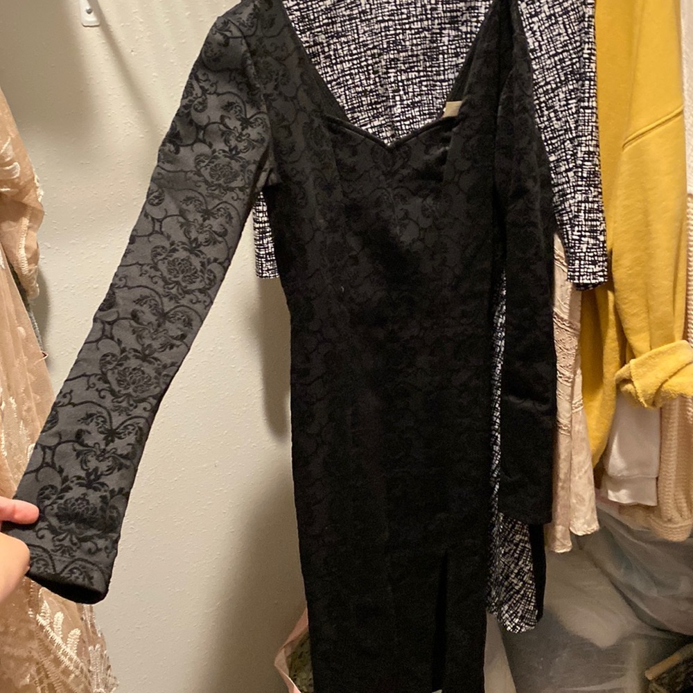Black Velvet Dress